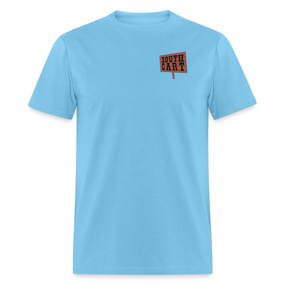 South Cart Tee - aquatic blue